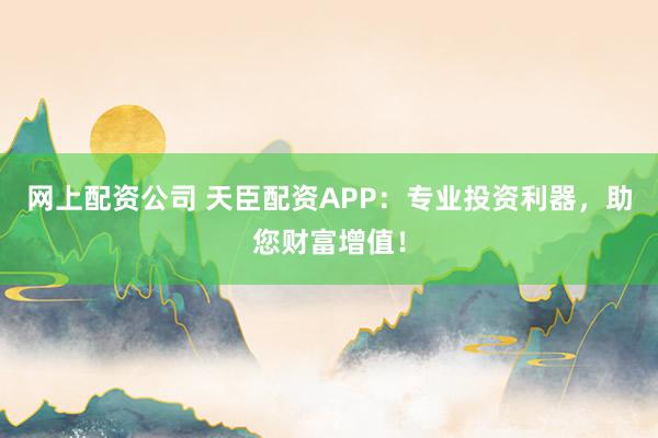 网上配资公司 天臣配资APP：专业投资利器，助您财富增值！